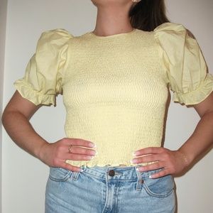 Yellow Penny Blouse